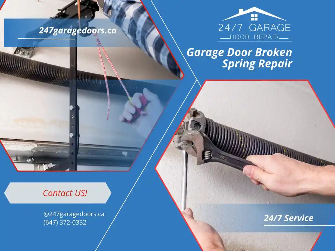 Garage Door Broken Spring Repair Post