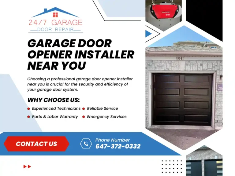 Choosing #1 Garage Door Opener Installer Near You