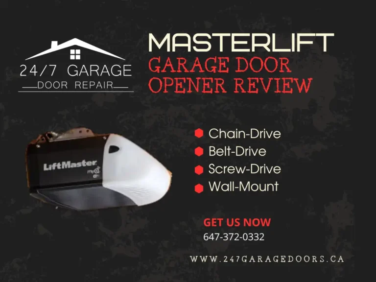 Masterlift Garage Door Opener Review – Reliable Buying Guide